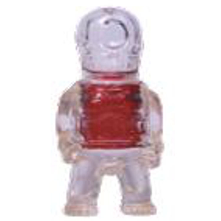 Micro Cyclo-Man - clear/red by Gargamel (Kiyoka Ikeda)