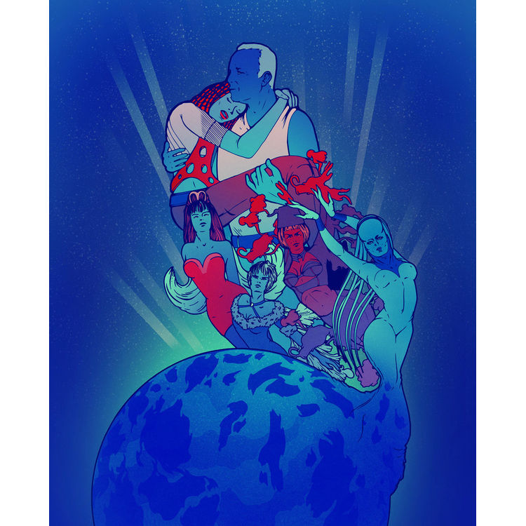 Meat Popsicle and Space Chicks by Jessica Rather