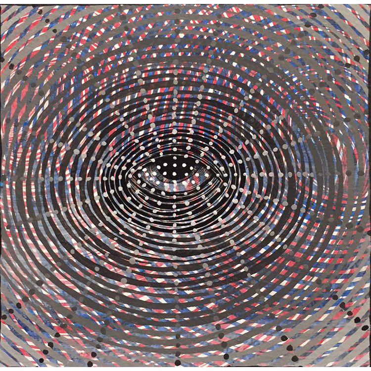 Untitled(eye) (2015) by Andrew Schoultz