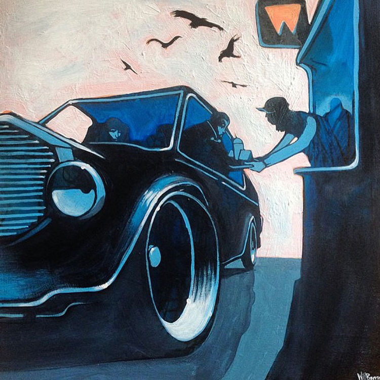 Dracule At The Drive Thru (2015) by Will Barras