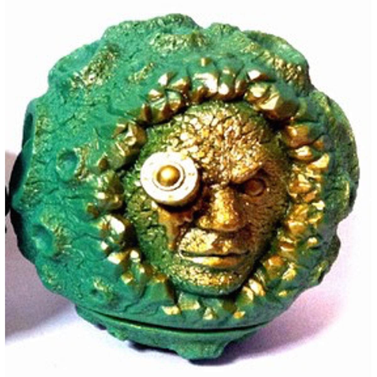 Sofubi Oozeball: OG "ooze-it" Green & gold