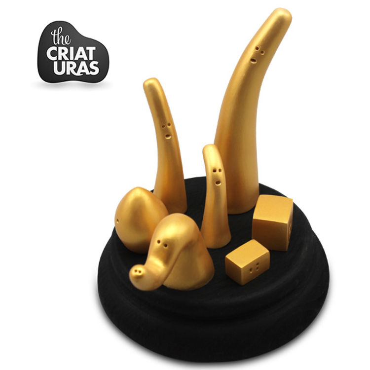 THE GARDEN OF THE CREATURES (GARDEN CUTEST EVER) - (BLACK&GOLD EDITION) by Javier Romero (The Criaturas)