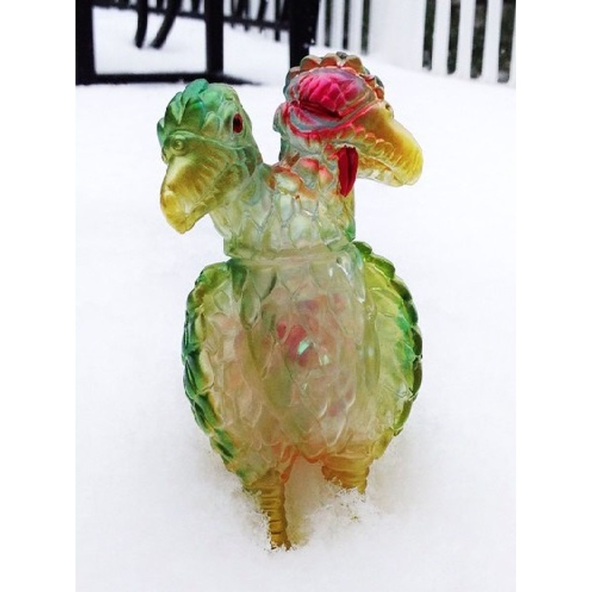 Clear Seagool w/ Sprays + Tinsel