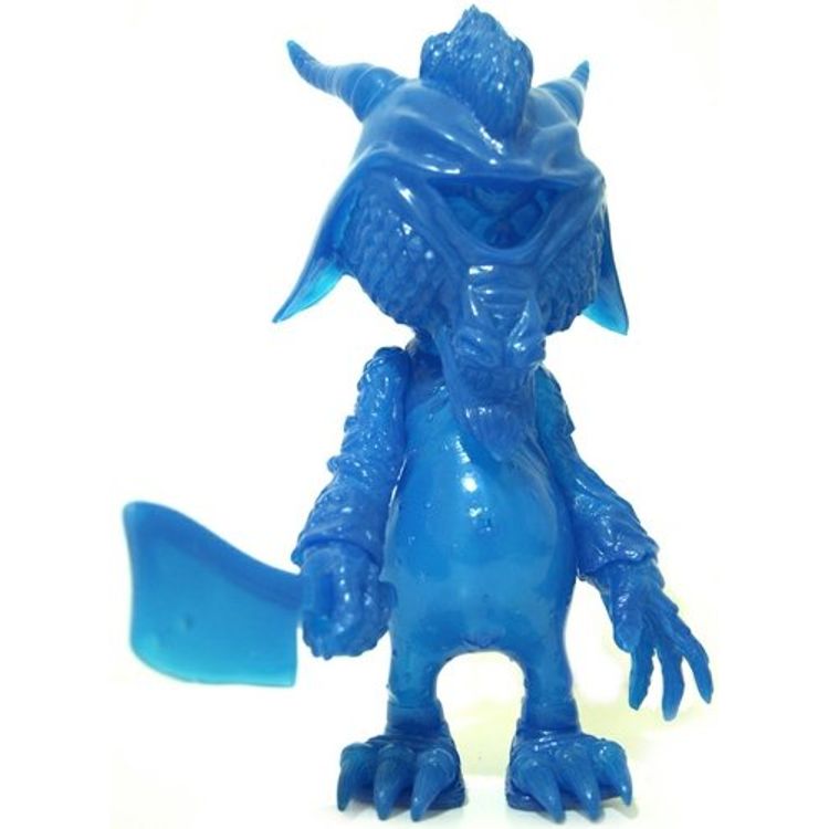 Mishka x Cure Boogie Man - Unpainted GID Blue by Cure Toys