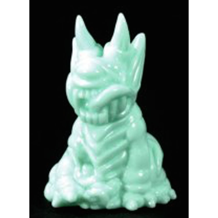 MINTY GREEN GACHA MINI DEMON DOG by Paul Kaiju
