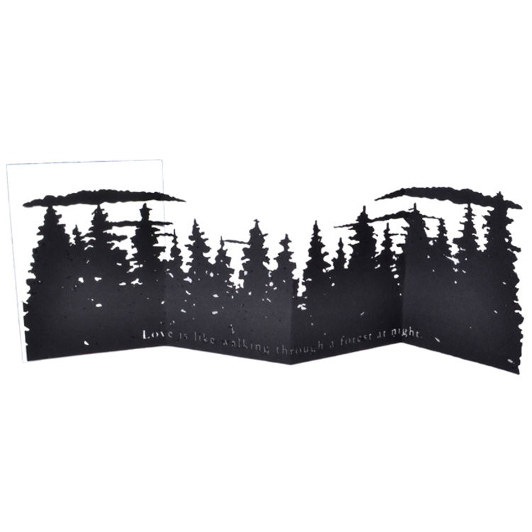 Love is like walking through a forest at night by Dylan Garrett Smith