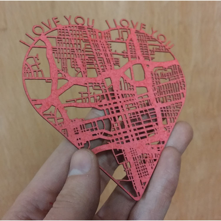 I Love You by Cutmaps (Dan Linden)
