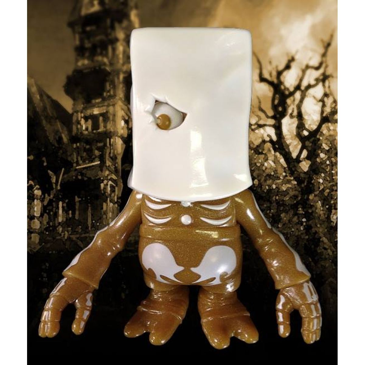 GOLD 'LAME' SKULLBxBxB ( Shocker ver. )