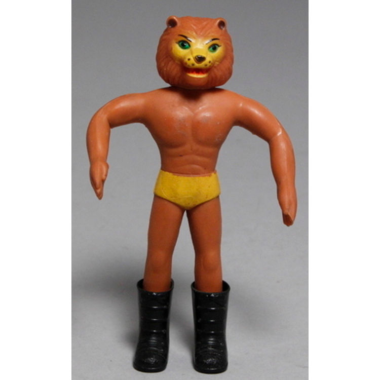 Nakajima Seisakusho Tiger Mask VS bad guy wrestler pose doll [ Lion Man ] by Nakajima Seisakusho