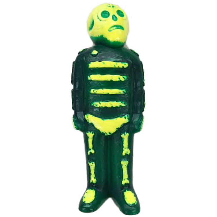 Bones - Yellow & Green Marbled by Mike Egan
