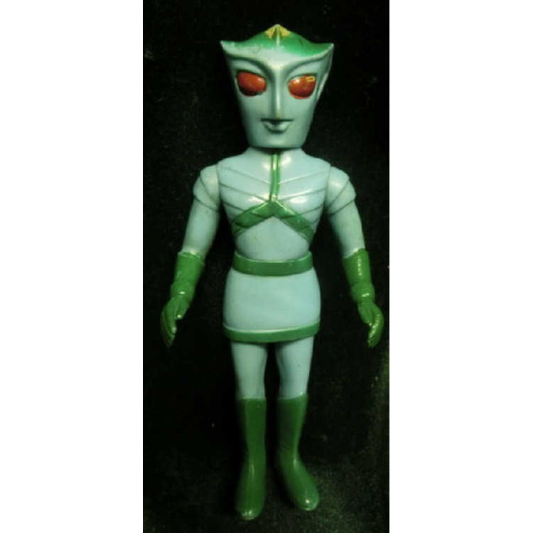 Bullmark triple Fighter middle size Soft Vinyl Triple Fighter - green by Bullmark