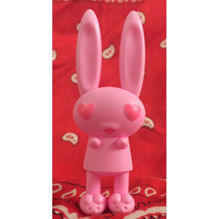 Eye Heart Bunnies - pink by Peter Kato