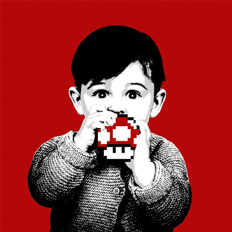 Grow Up - Red by BOT Stencil