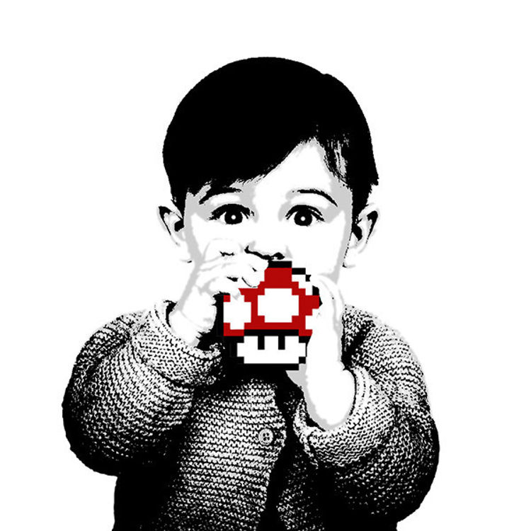 Grow Up - White by BOT Stencil
