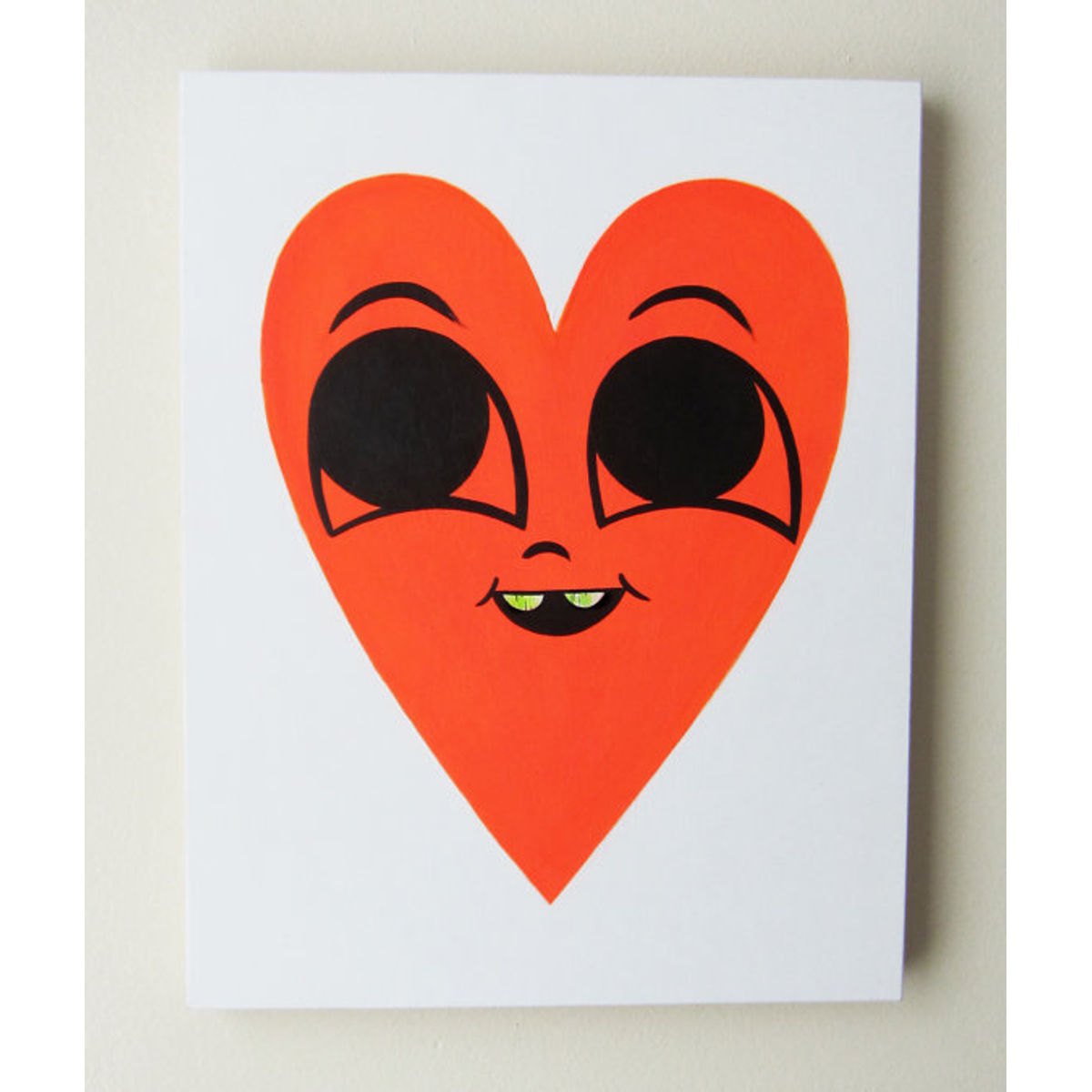 Heart Bright Orange