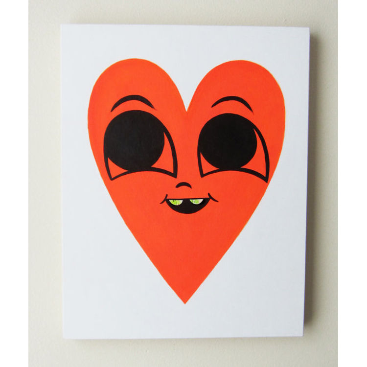 Heart Bright Orange by Chris Uphues