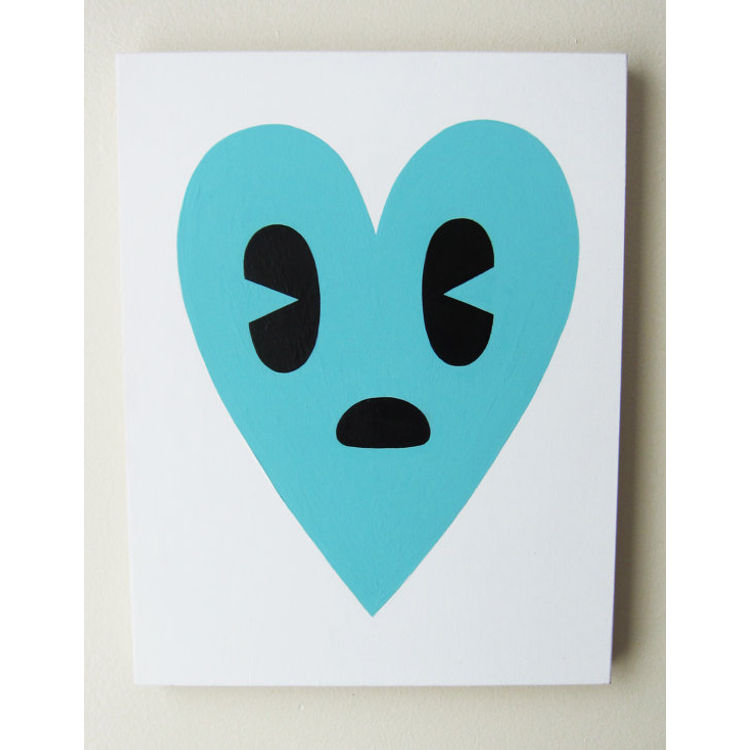 Heart Light Teal by Chris Uphues
