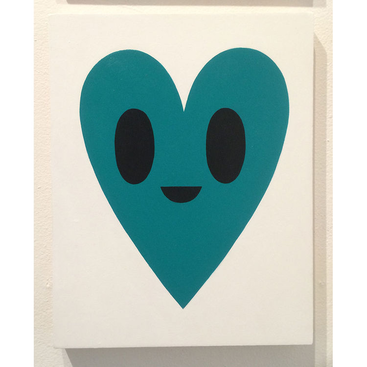 Heart Dark Teal by Chris Uphues