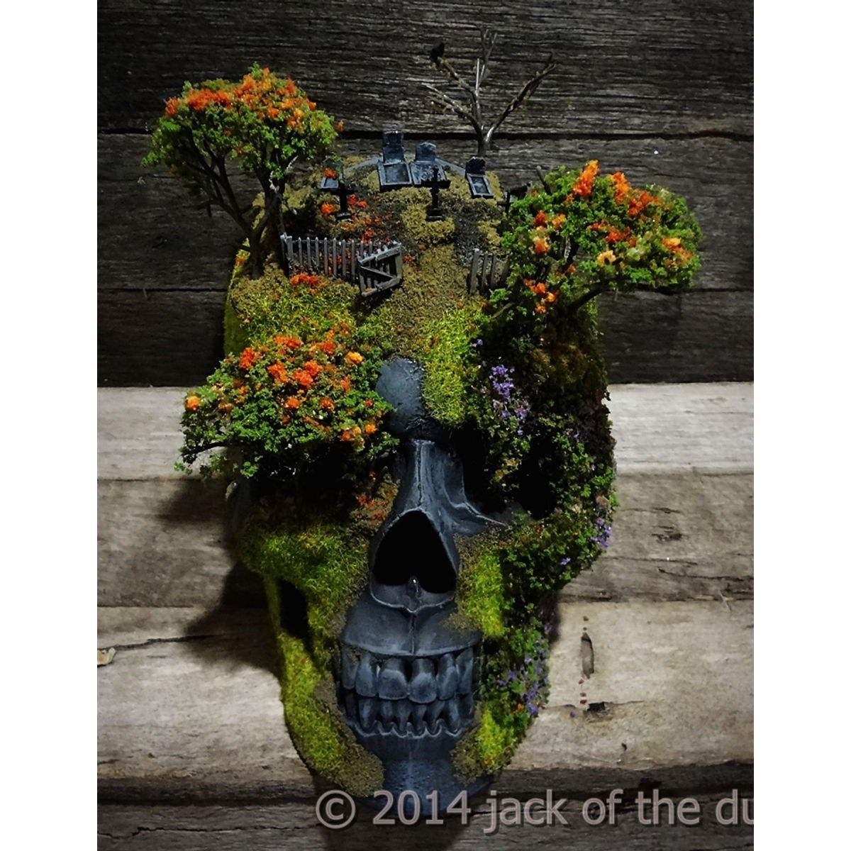 GRAVE YARD ON SILENT HILL SKULL