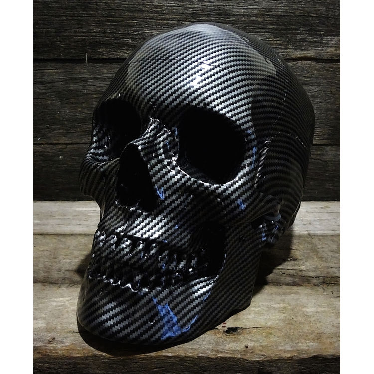 CARBON FIBER SKULL by Jack of the dust