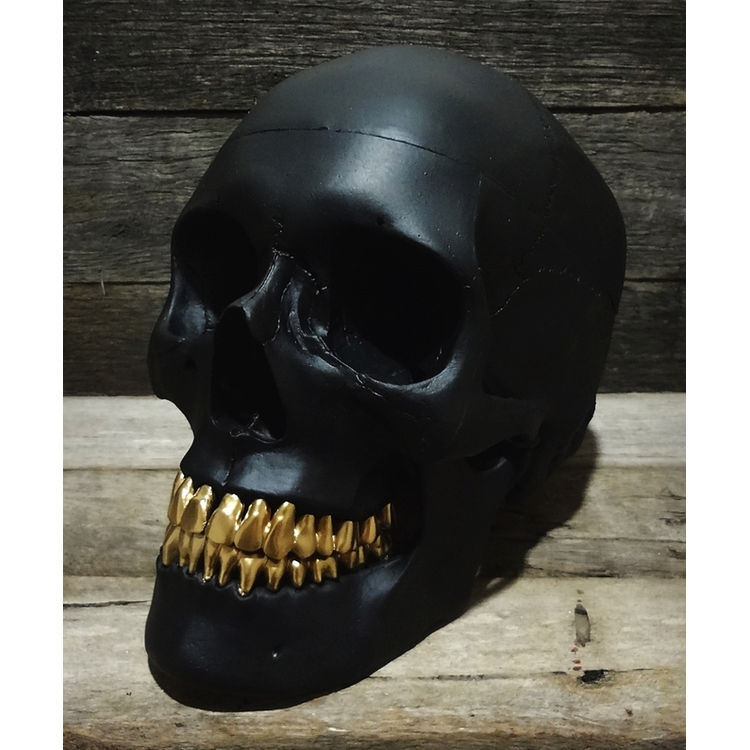 GOLDEN GRILLZ SKULL by Jack of the dust