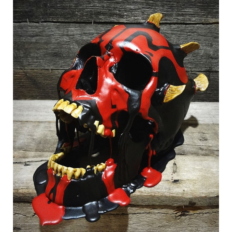 DARTH MAUL MELTS SKULL by Jack of the dust