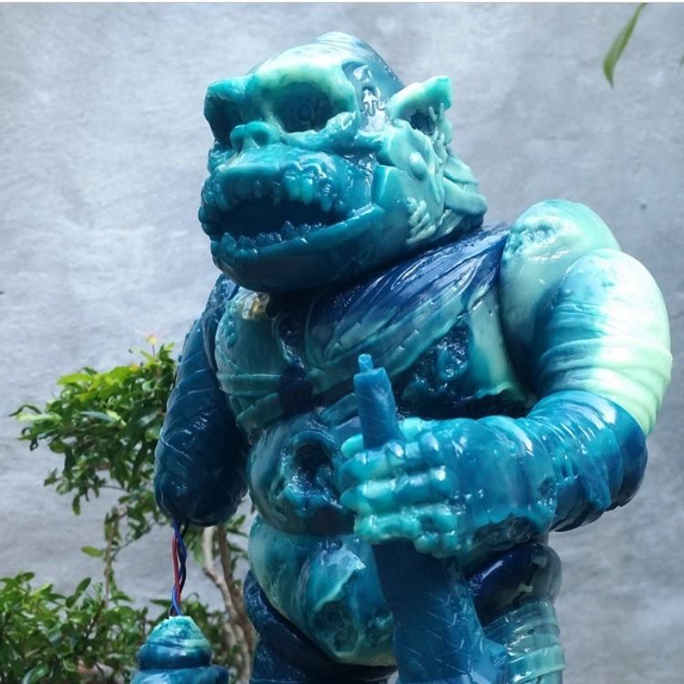 Itamu - Blue Marbled by Pushead (Brian Schroeder)