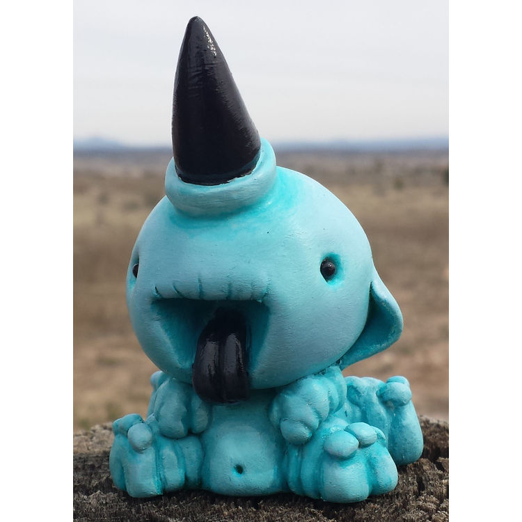 Frostburnished Pastel Goth Horn Rhinarion babby by f+ (Josh Pearce)