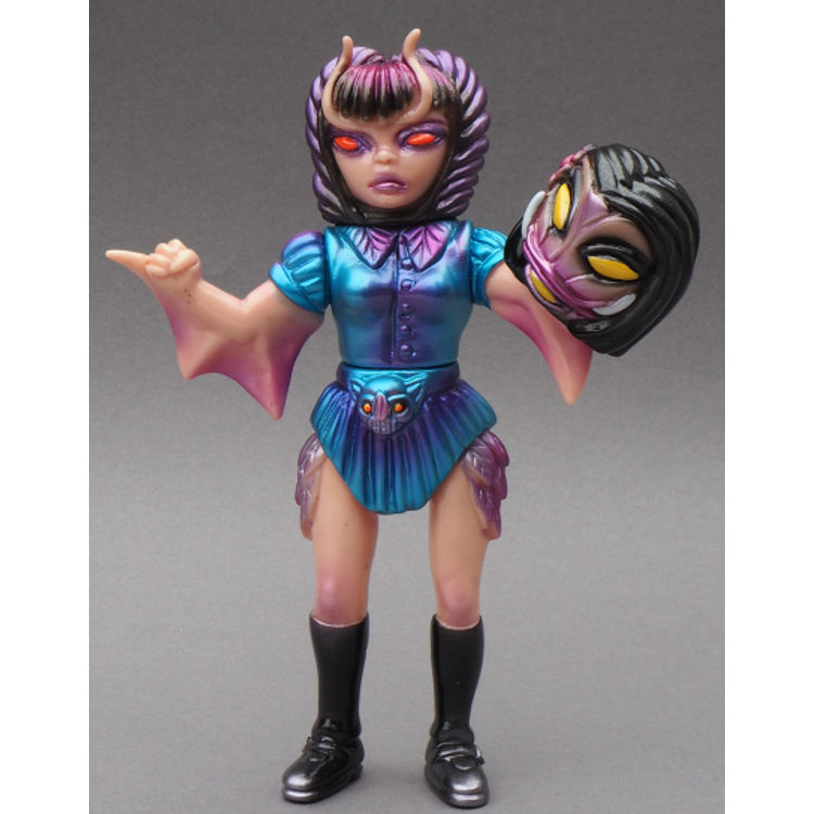 Mockpilot in flesh vinyl with Metallic sprays by Paul Kaiju