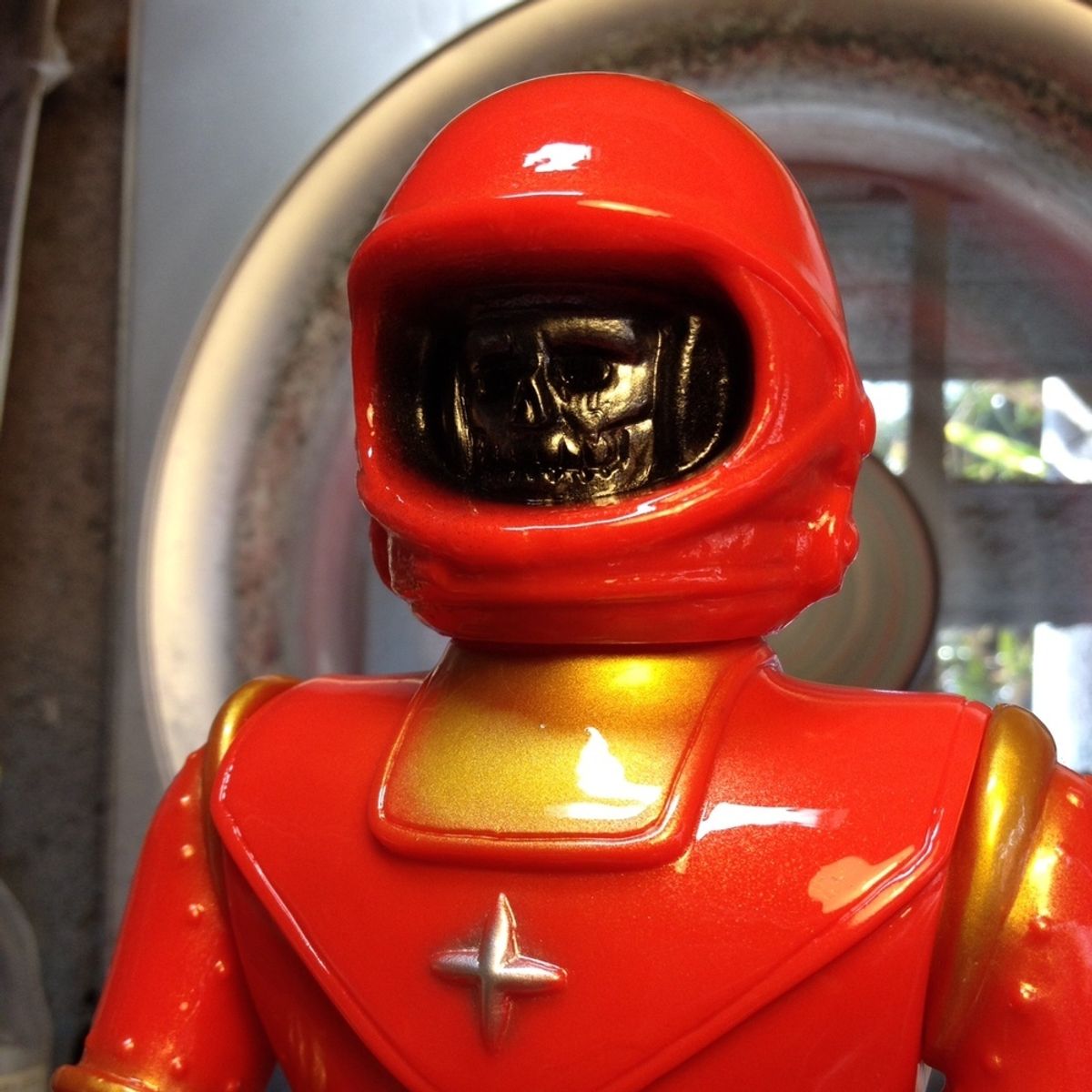 SUPER SPACE GUY RED PAINTED