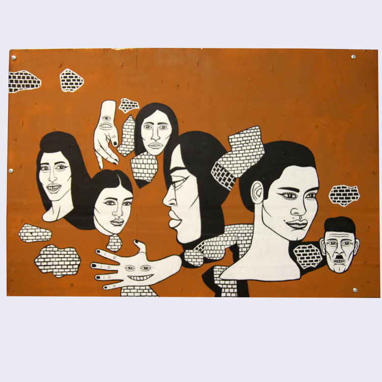 Painted Panel by Albert Reyes