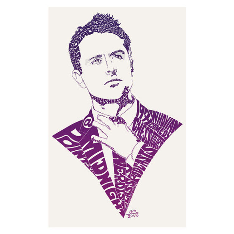"How To Be A Nerdist" Print by Josh Mirman