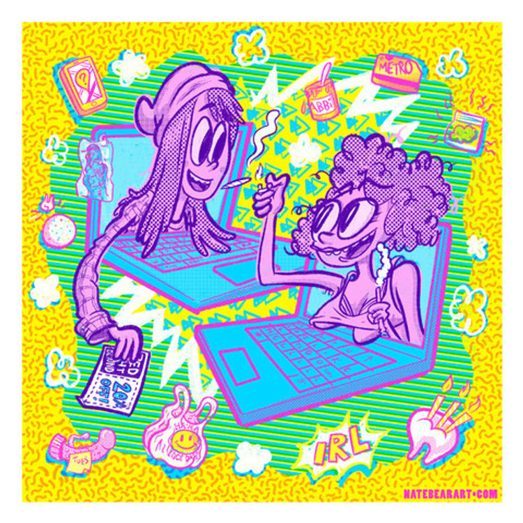 "TODAY...WAS THE DAY! (Abbi & Ilana 4eva)" Print by Nate Bear