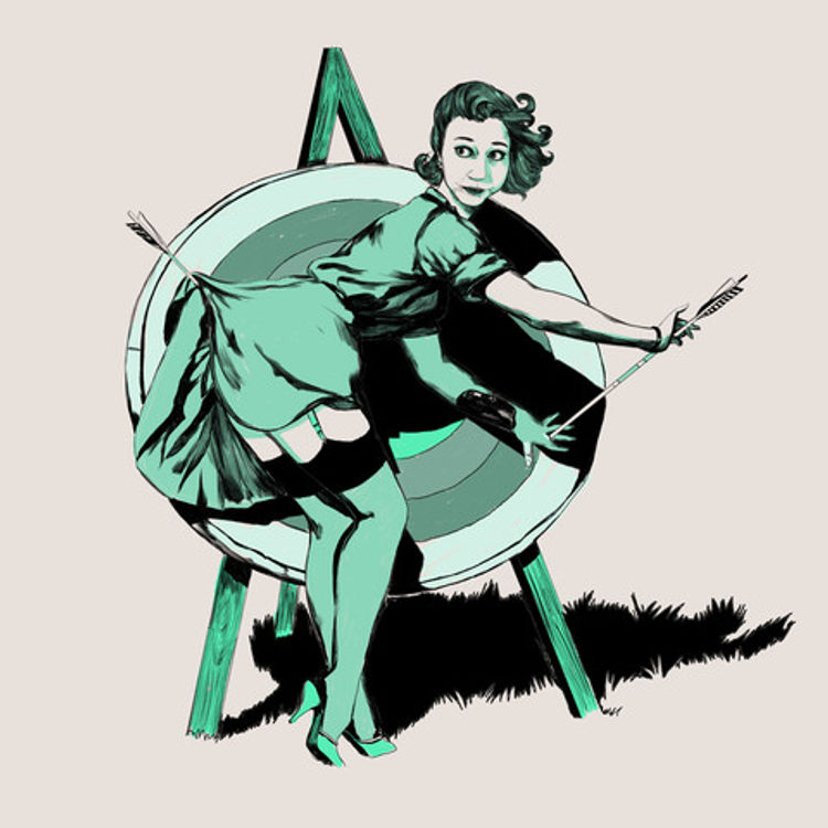 "Kristen Schaal" Print by Nicole Rifkin