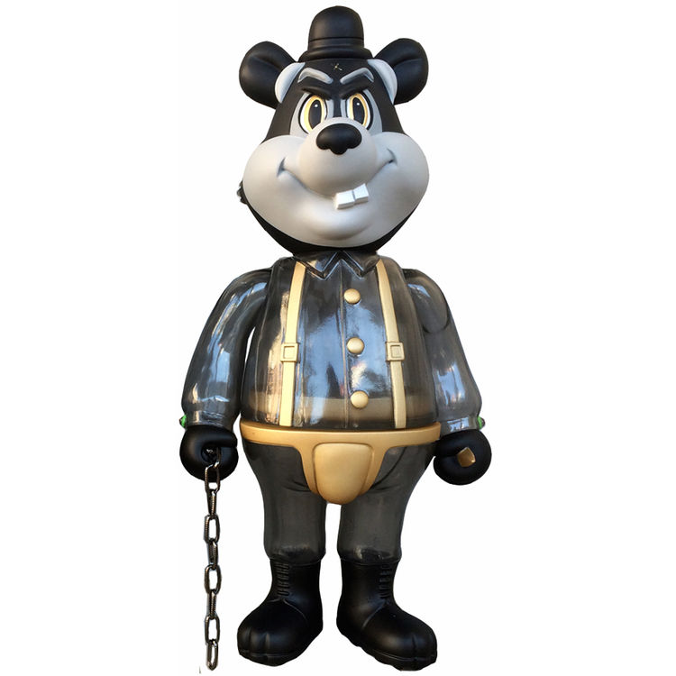 A Clockwork Carrot Dim - Haunted Edition ( Black Chain ) by Frank Kozik