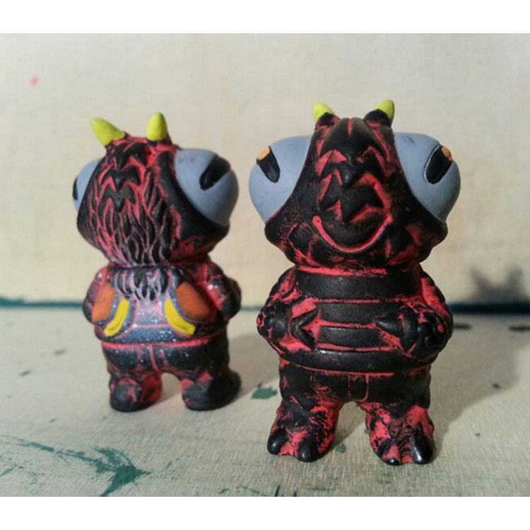 Micro Boris - Neon Pink on Black Rub by Bwana Spoons