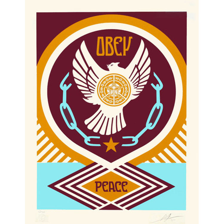 Peace & Freedom Dove 2 by Obey Giant (Shepard Fairey)