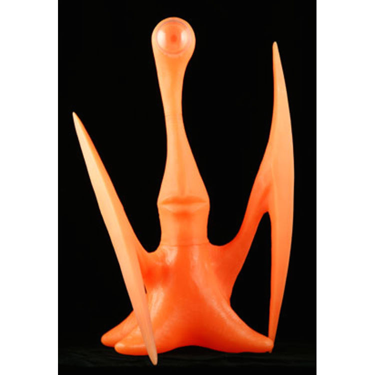 Parasyte 1/1 Scale Sofubi Migi Glow-in-dark Edition (Orange) by Hitoshi Iwaaki