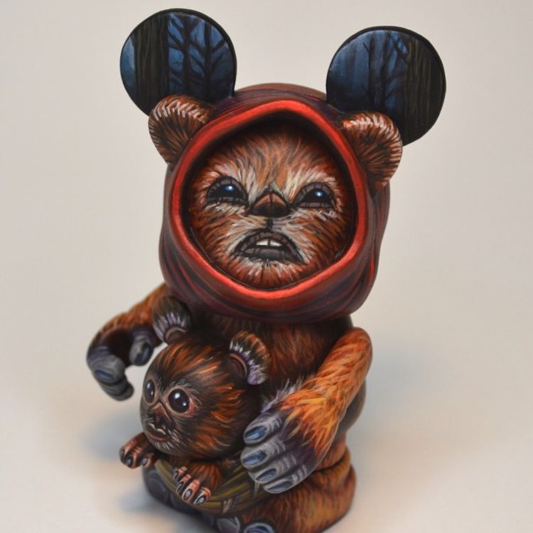 Mama and Baby Ewok by Jared Flores