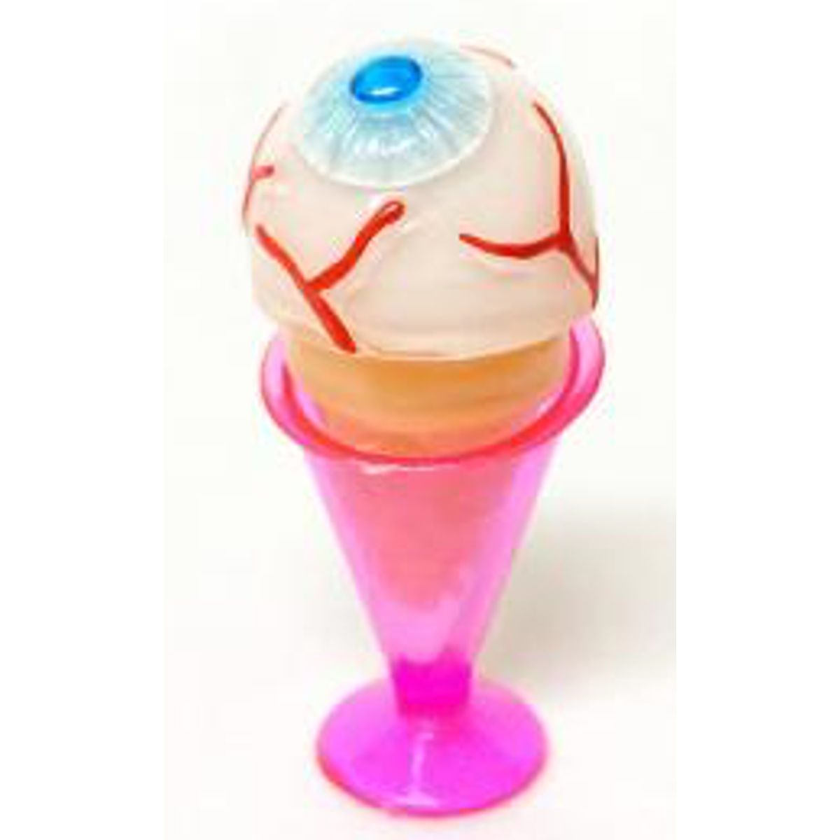 Eyeball ice cream in the painted paint