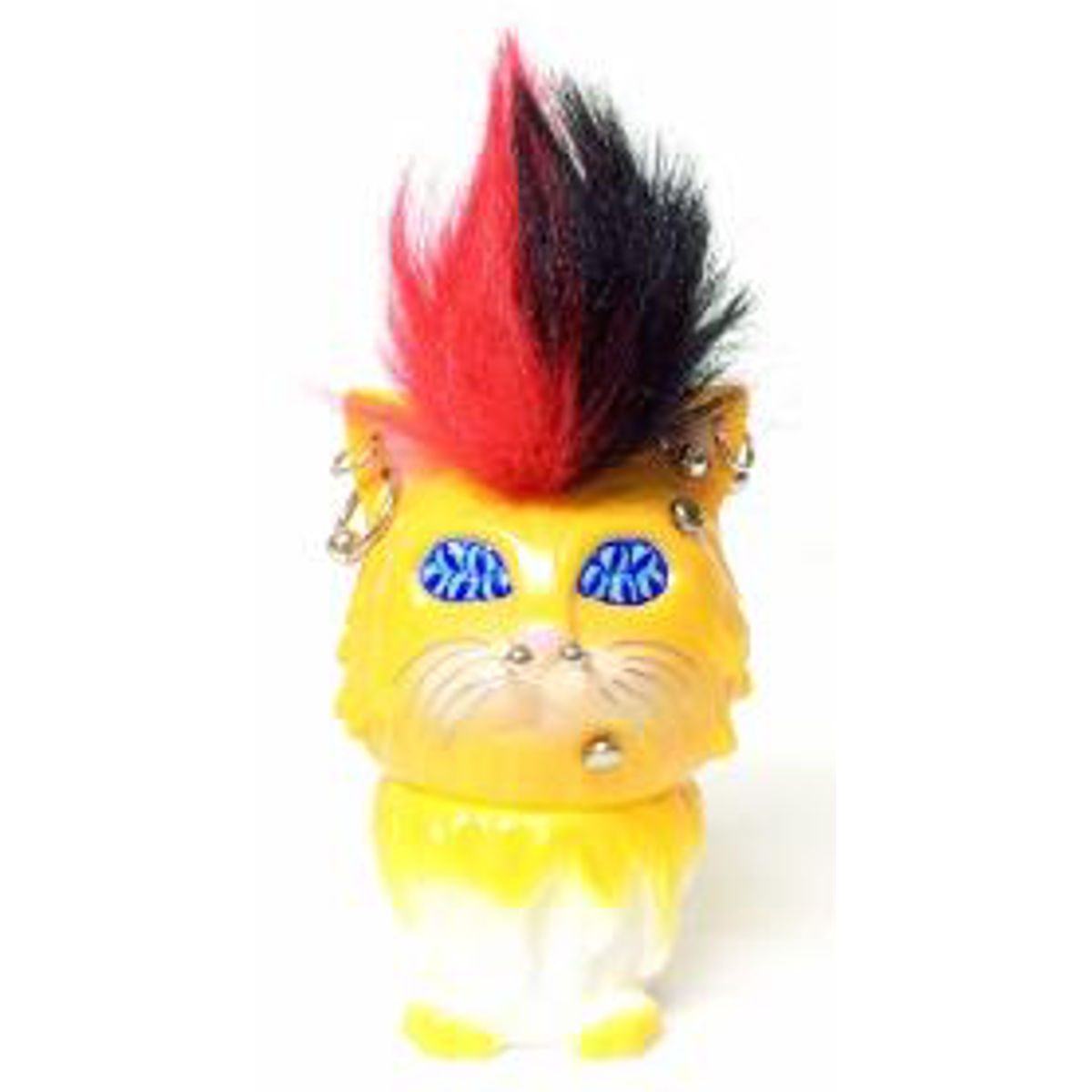 MANY EYES CAT Mohawk x piercing yellow