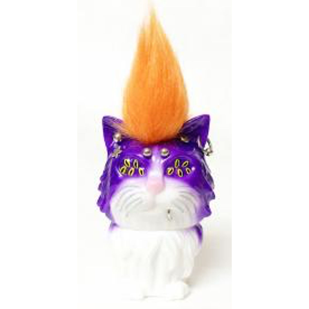 MANY EYES CAT Mohawk x piercing purple