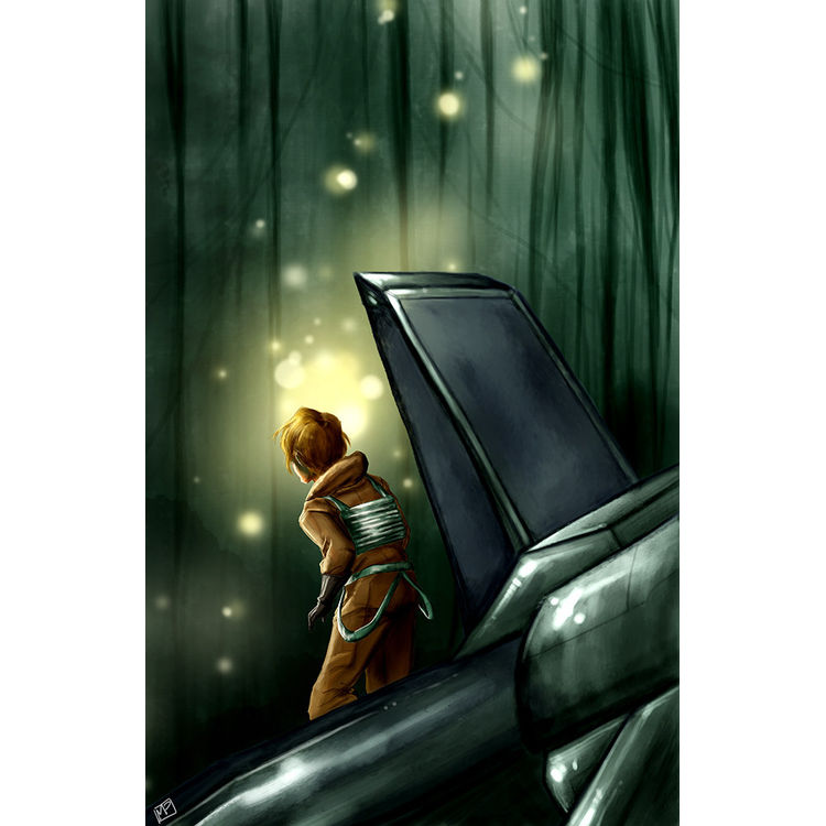 A Luminous Being - Metal by Megan Porch
