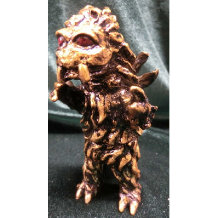 Monster eaves Silver Kamen mini size Girasumon (gold wrapped painting) by Monster eaves