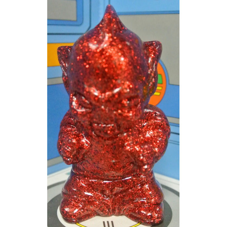 Uncle Biter - Glitter Bomb Red by Paul Kaiju