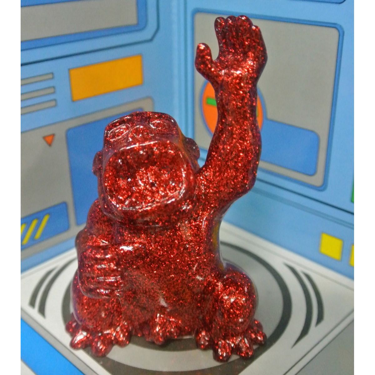 Monstre Ape - Glitter Bomb Red