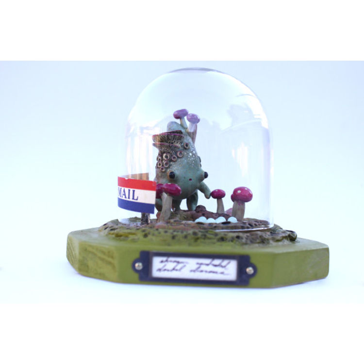 Shroomey Coneheaded Dorbal Diorama by Sawdust Bear (Shing Yin Khor)