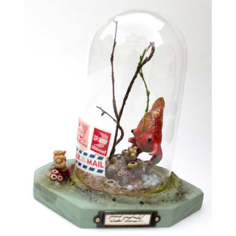 Finned Coneheaded Dorbal Diorama by Sawdust Bear (Shing Yin Khor)