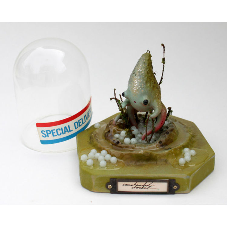 Coneheaded Dorbal with Eggs Diorama by Sawdust Bear (Shing Yin Khor)