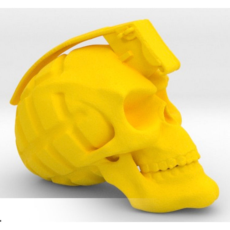 Skullnade Mini yellow by David Kraig